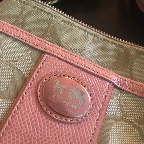 Coach Crossbody Bag Pink Khaki - Picture 6 of 6